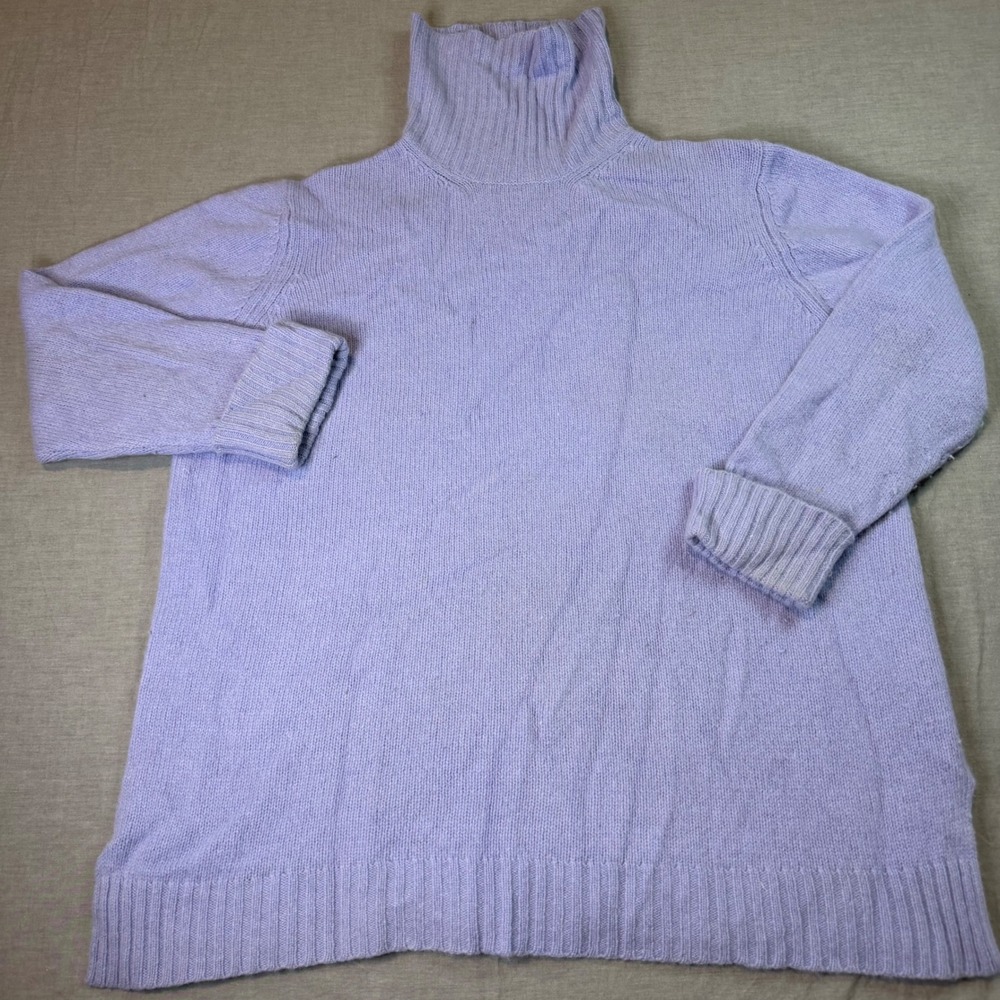 Paraphrase Woman Turtleneck Sweater‎ Womens 2X Purple Lambswool Angora Knit Good